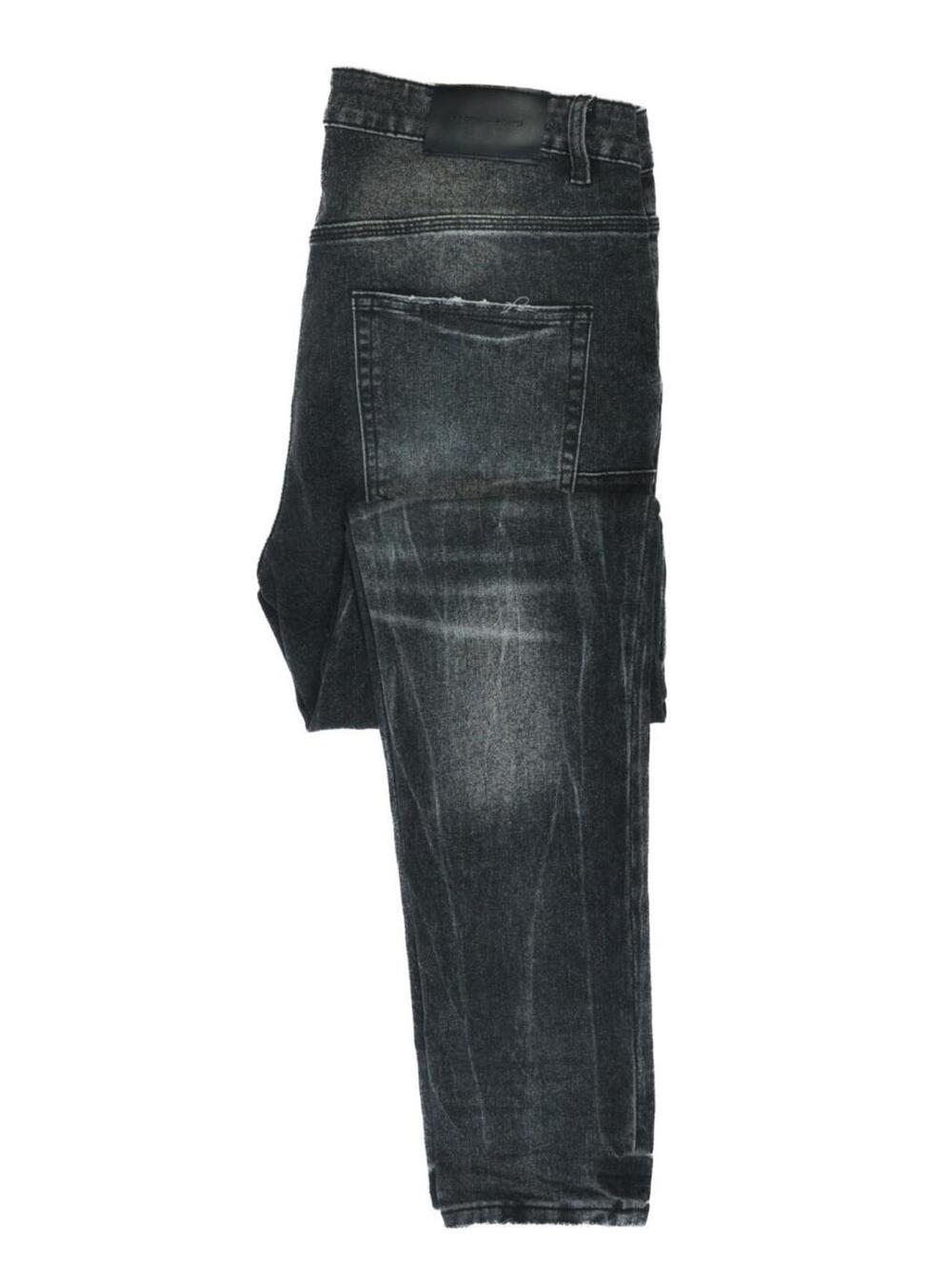 Purple Brand Black P0001 Button Fly Jeans 32 38413